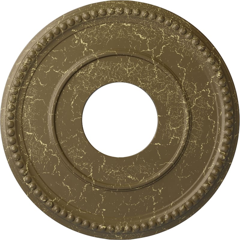 12 1/2"OD x 3 7/8"ID x 3/4"P Bradford Ceiling Medallion