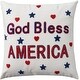 preview thumbnail 1 of 2, Mina Victory Holiday Pillows Quotes & Sayings Throw Pillow White - 18" x 18"