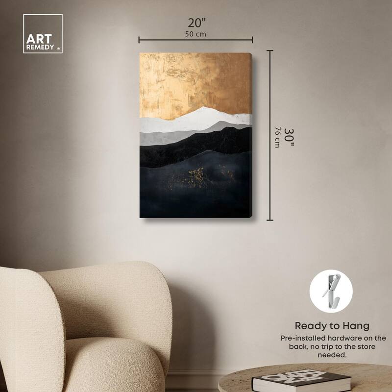 Golden Vista II Canvas by Art Remedy, Gallery Wrapped