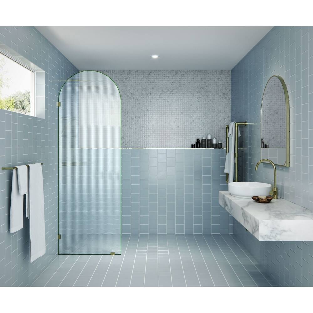 Glass Warehouse ARC-FL-28 Maven 86-3/4" High x 28" Wide Shower Screen