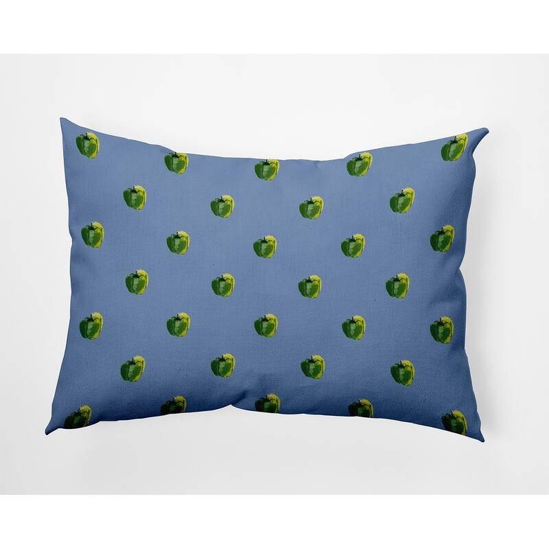 Peppers Pattern Decorative Throw Pillow - Cornflower - 14" x 20"
