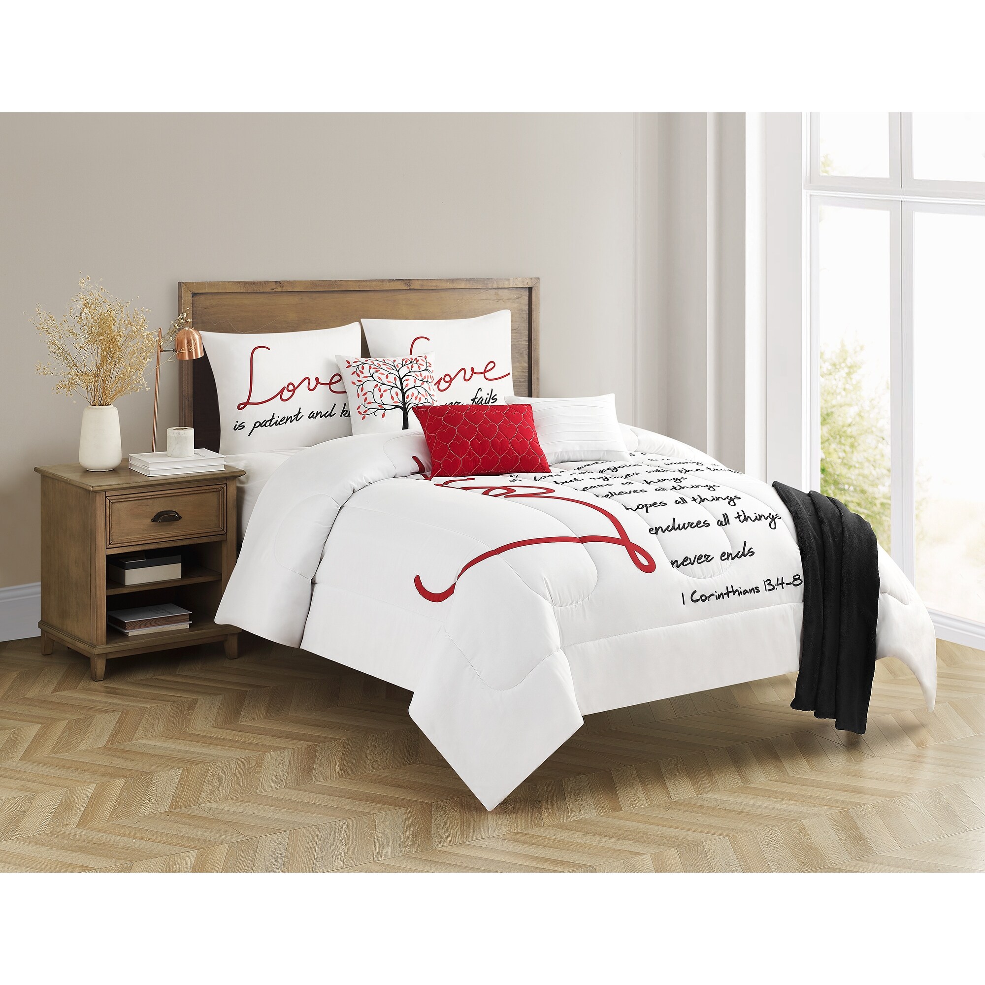 Love Story 7 Piece Comforter Set On Sale Overstock 31719602