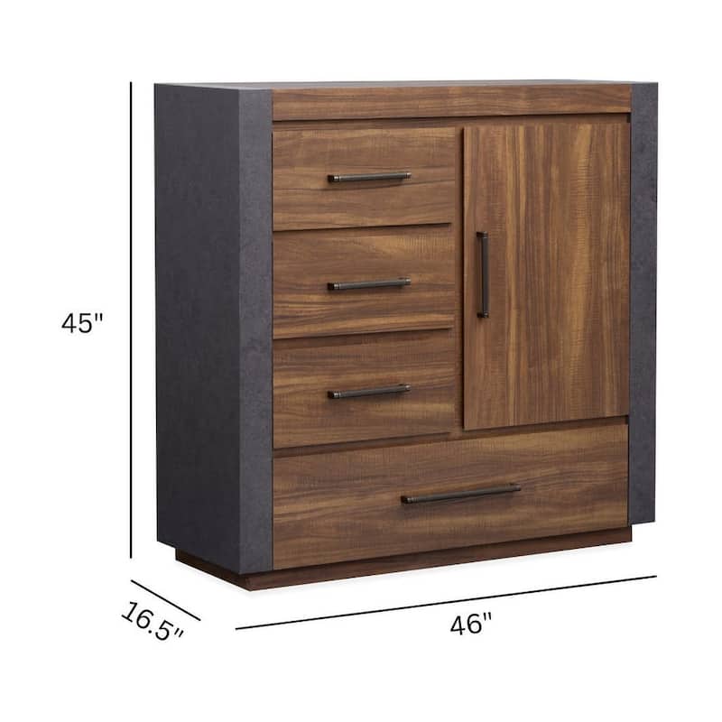 Magnussen Home Jensen Tavern Brown Door Chest