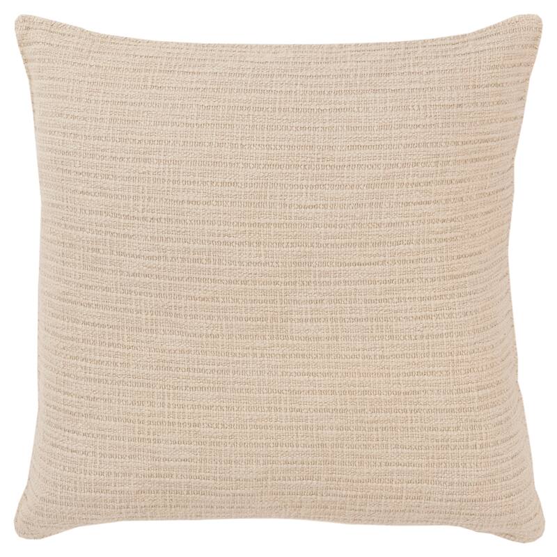 Rizzy Home Textured Stripe Woven Solid Throw Pillow Cover