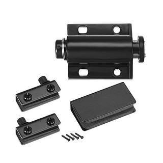 UFURMATE Glass Door Magnetic Catch Latch Closures Kit, Push Open Single Glass Door Magnetic