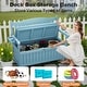 preview thumbnail 40 of 50, WINSOON All-Weather HIPS Outdoor Garden Bench, 56" Adirondack Outdoor Patio Bench