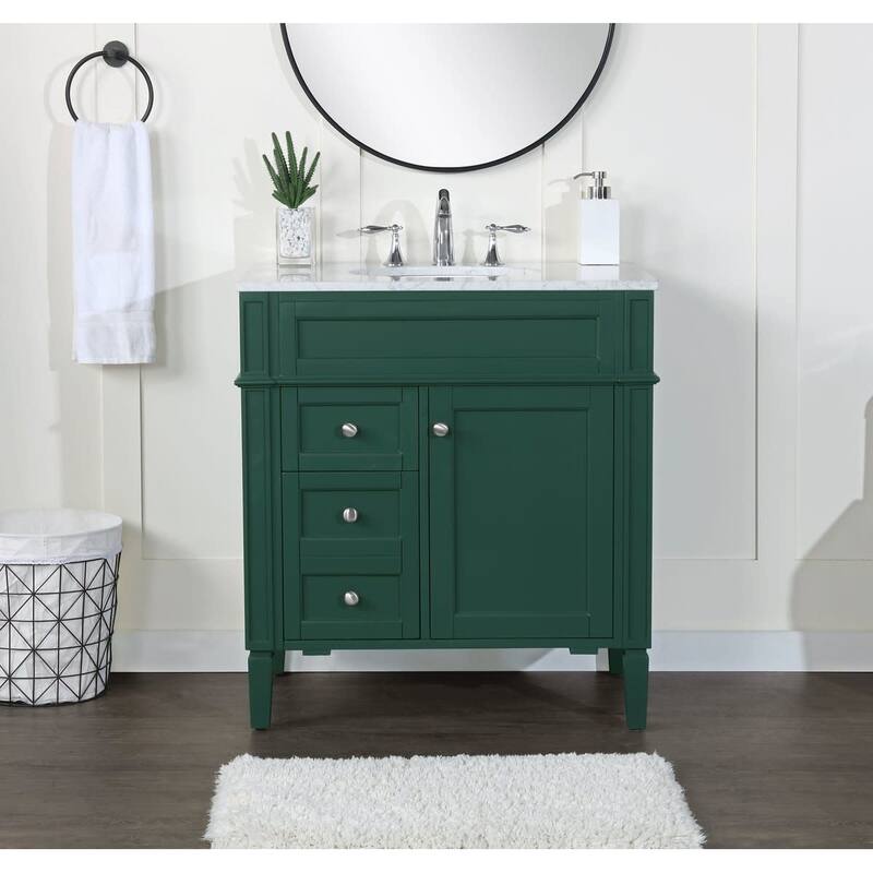 Elegant Lighting VF12532 Park Avenue 32" Free Standing Single Basin