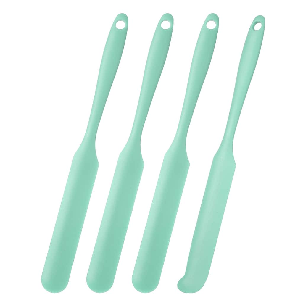 4Pcs Silicone Jar Spatula Jam Spreader for Baking Mixing Tools