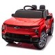 preview thumbnail 65 of 77, Licensed 24V Kids Chevrolet Silverado EV Ride-On Car with Four-Wheel Suspension, Bluetooth, Music, Remote Control, and LED Light