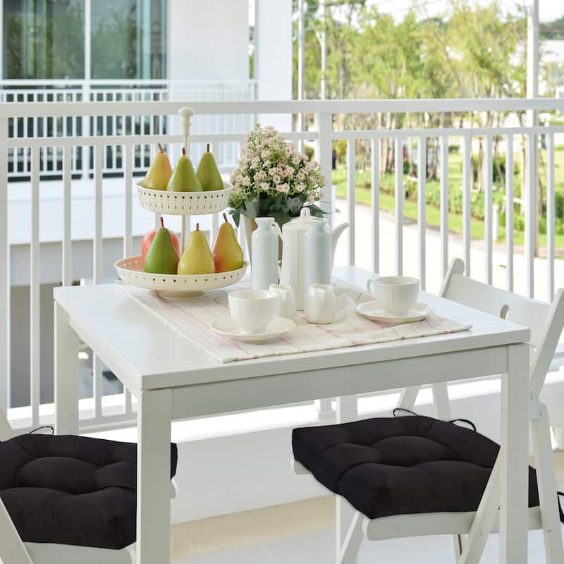 Chase Tufted Chair Seat Cushions - Set of Two