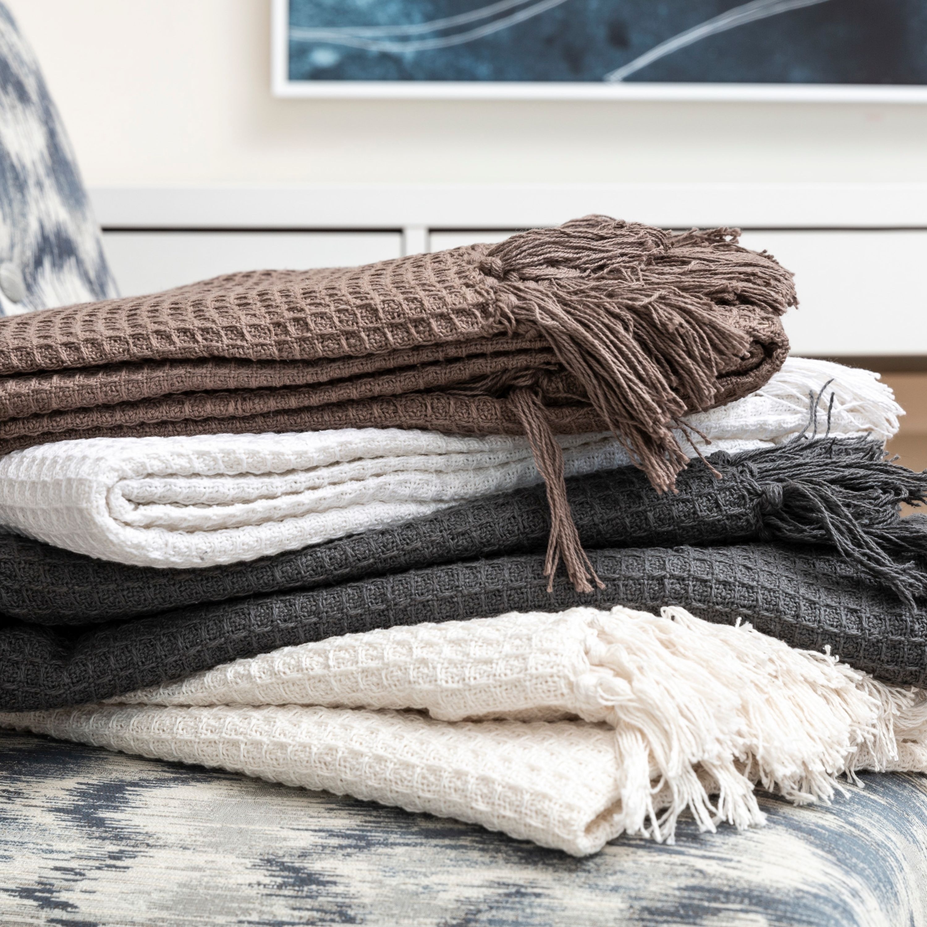 Honeycomb cheap throw blanket