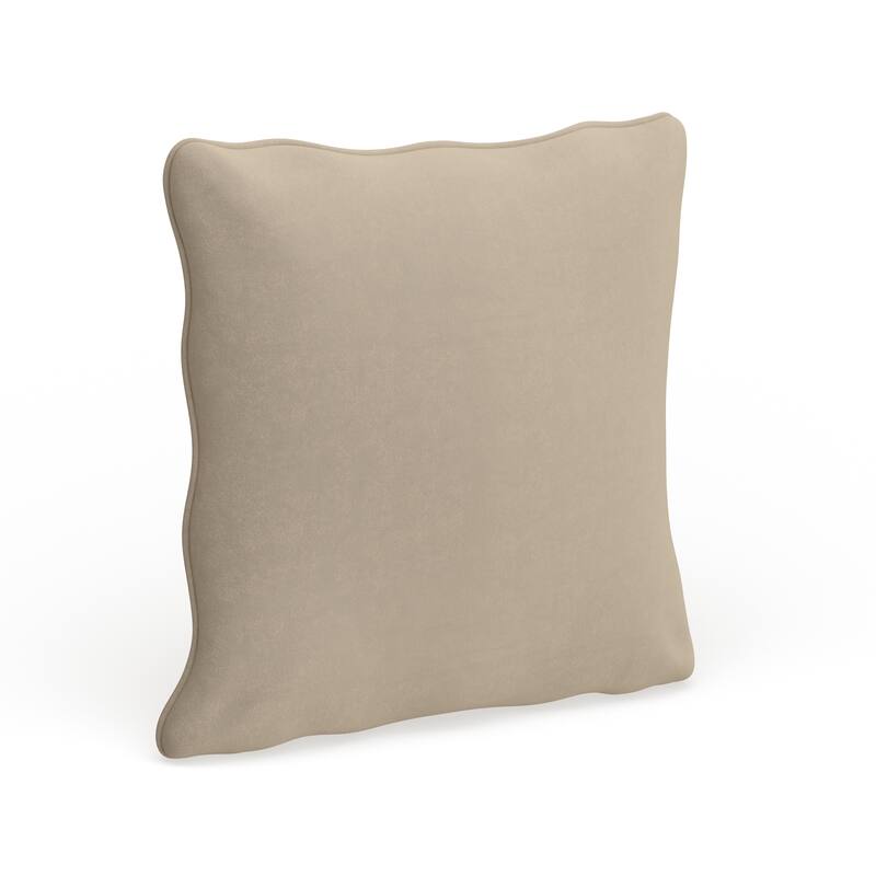 Copper Grove Coleus Faux Suede 26-inch Floor Pillow - Khaki