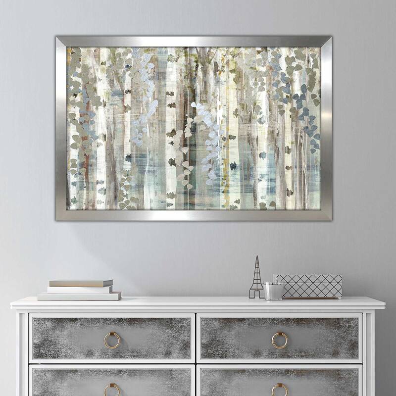 "Birch Wood Meadow" by Susan Jill Print on Acrylic