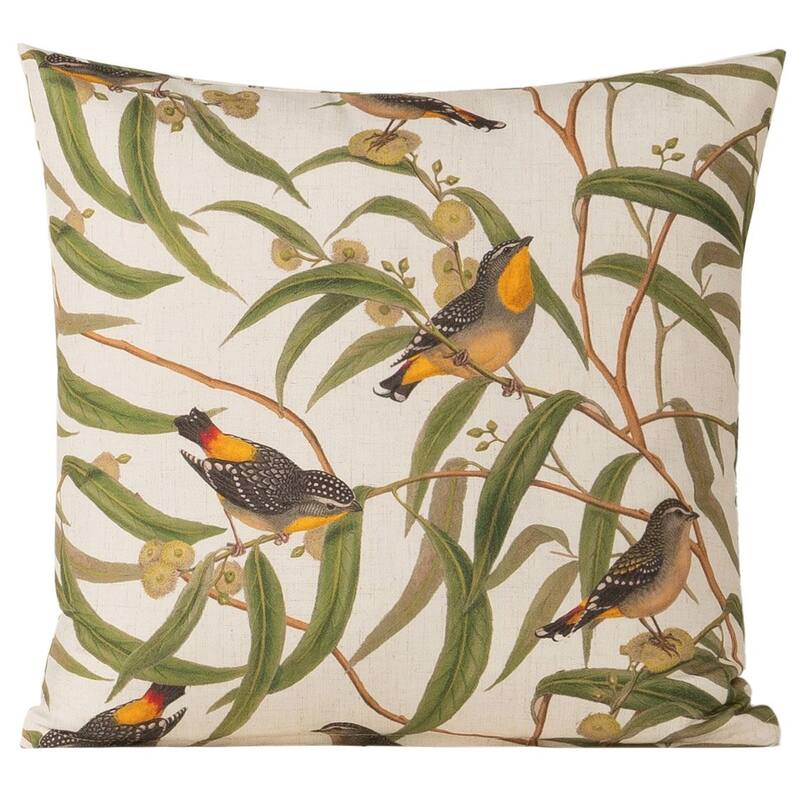 Smithsonian Songbirds Throw Pillow