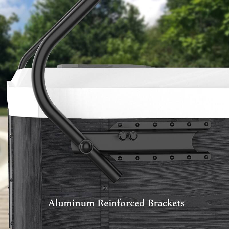 Domi Spa Cover Lift, Full Aluminum Hot Tub Cover Lifts Side Mounted Cover Lifter with Removal System