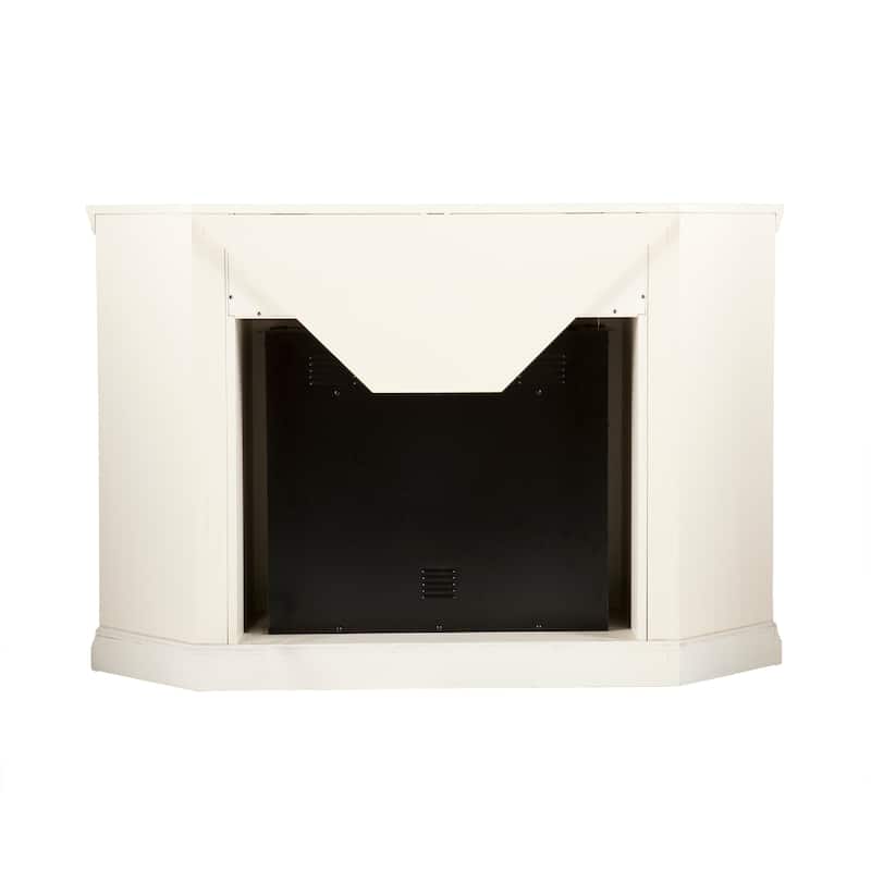 SEI Furniture Lougheed Ivory Media Console Fireplace