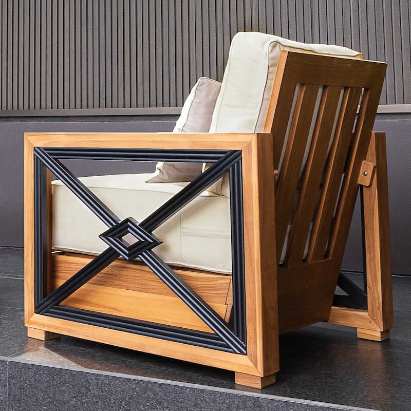 Cambridge Casual Provence Modern Teak Outdoor Club Chair