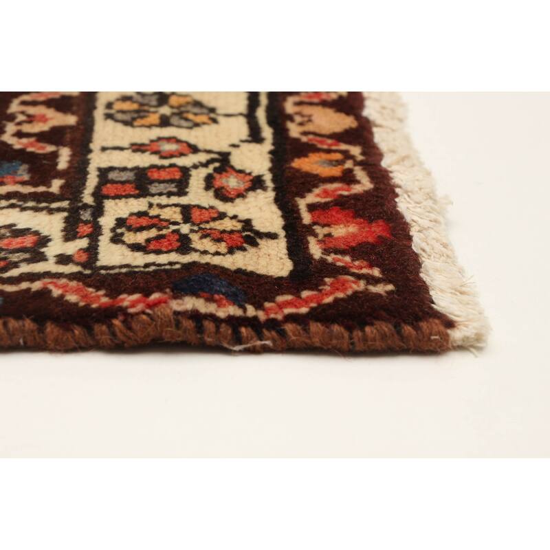 ECARPETGALLERY Hand-knotted Andelz Navy Wool Rug - 3'8 x 9'4