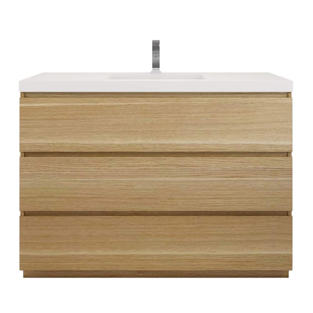 Aron 48'' Freestanding Vanity with Reinforced Acrylic Sink