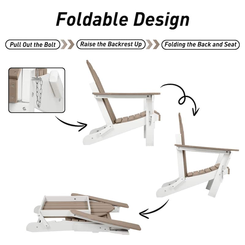 Aoodor Folding Patio Chairs - Stylish and Portable Seating