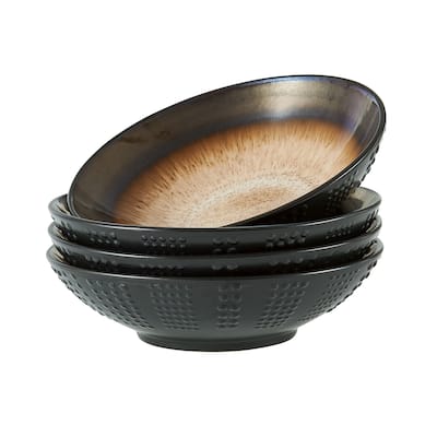 Gourmet Basics by Mikasa Set of 4 Verona Pasta Bowl, 26 Oz
