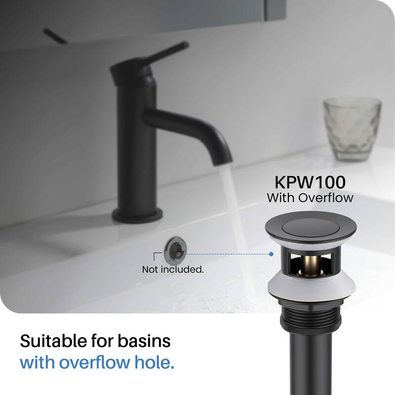 Circular X 8" Bathroom Sink Widespread Faucet with Drain Assembly
