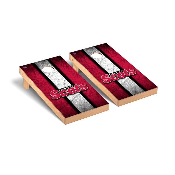 slide 2 of 5, Monmouth College Fighting Scots Vintage Cornhole Board Set