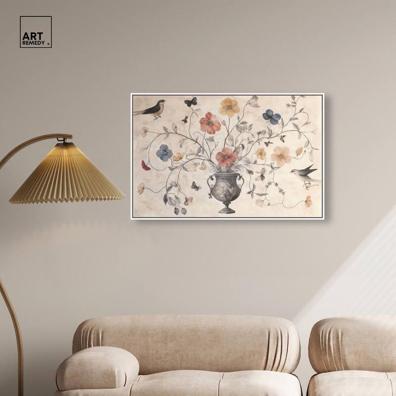 Antique Bouquet Canvas by Art Remedy