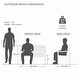 preview thumbnail 8 of 10, Cambridge Casual Sherwood Teak Wood Outdoor Bench