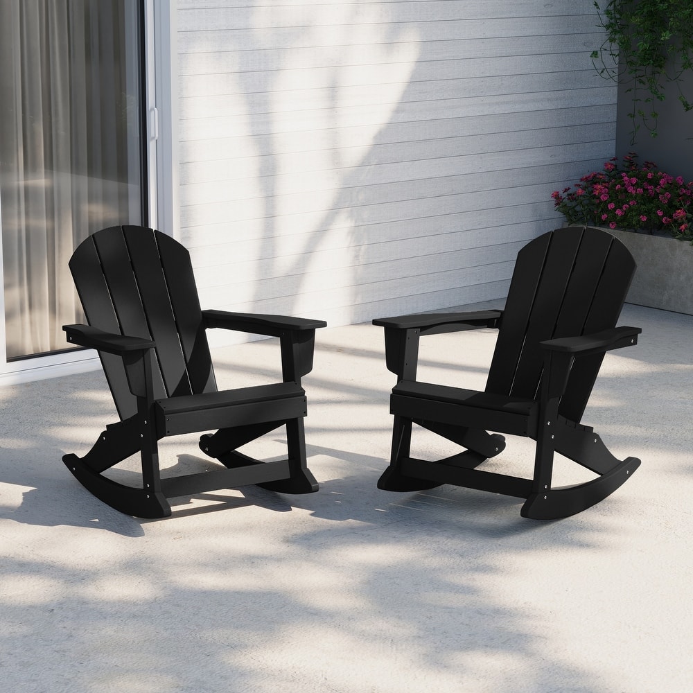 Laguna Hdpe All Weather Outdoor Patio Rocking Chair (Set of 2)