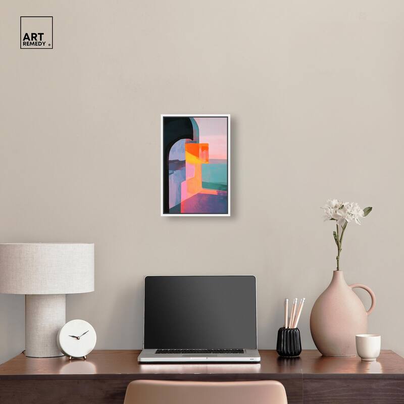 Color Blocks III Canvas by Art Remedy