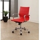 preview thumbnail 9 of 18, Abbyson Samuel Adjustable Leather Office Chair