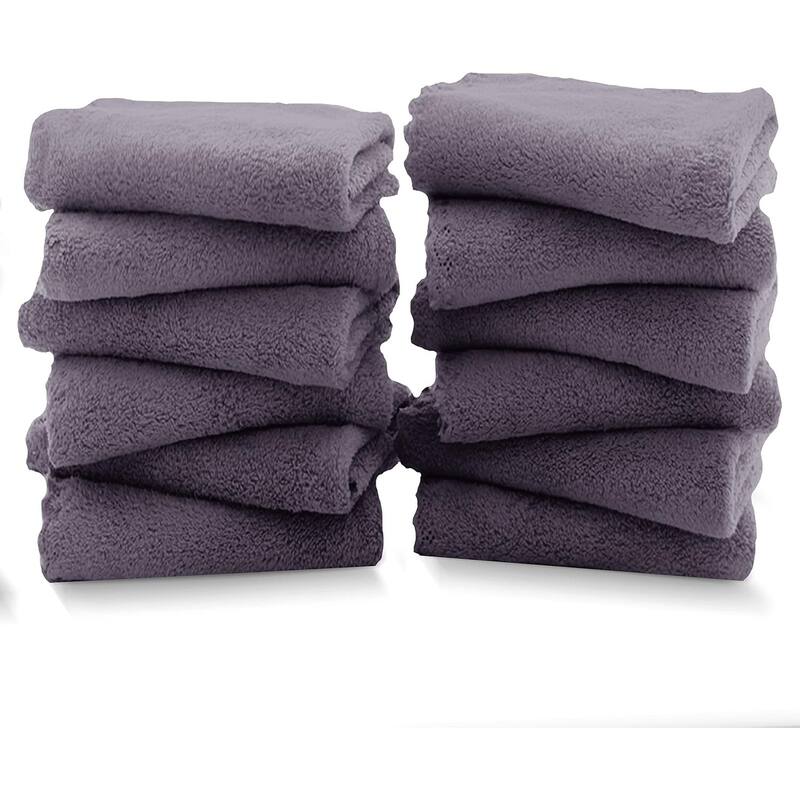 12Pack Premium Microfiber Washcloths Bed Bath & Beyond 39311995