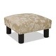preview thumbnail 48 of 130, The Curated Nomad Performance Fabric Stardust Square Upholstered Footstool Ottoman
