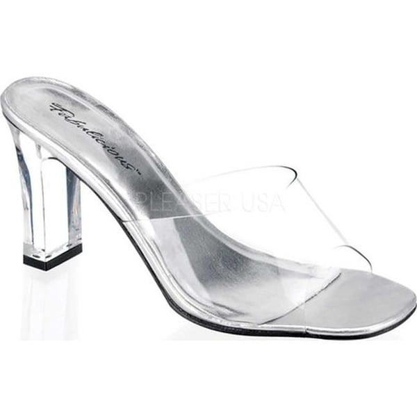 Fabulicious Women's Romance 301 Clear Lucite