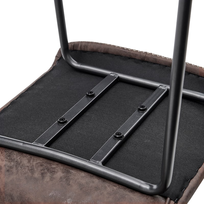 NPD Furniture Jayden Faux Leather Counter Stool (Set of 2)