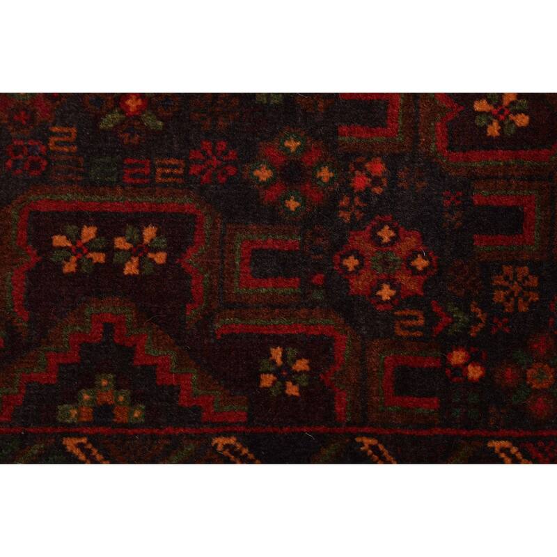 ECARPETGALLERY Hand-knotted Teimani Black, Brown Wool Rug - 3'7 x 6'6