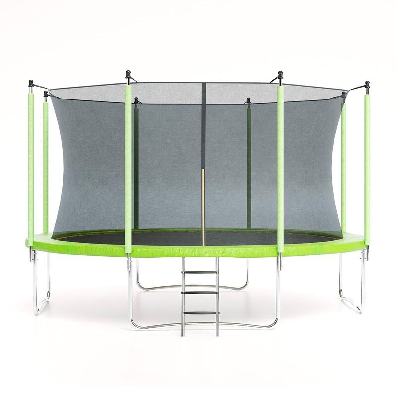 10FT 12FT 14FT 16FT Trampolines for Kids & Adults - 12FT(2)