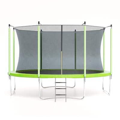 Trampoline, 10FT 12FT 14FT 16FT Trampolines for Kids & Adults