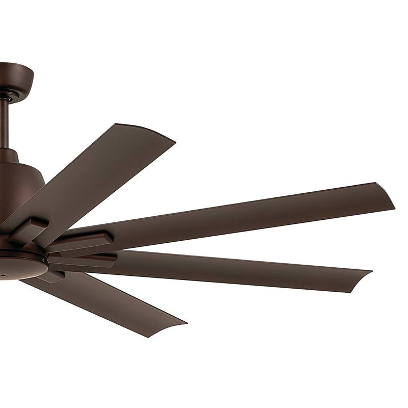 Kichler Lighting Breda 65 inch Outdoor Ceiling Fan with Remote