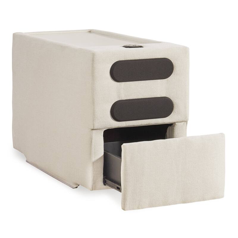 Signature Design by Ashley Modmax 8-Piece Sectional with Audio and Storage Consoles - 156" W x 124" D x 36" H