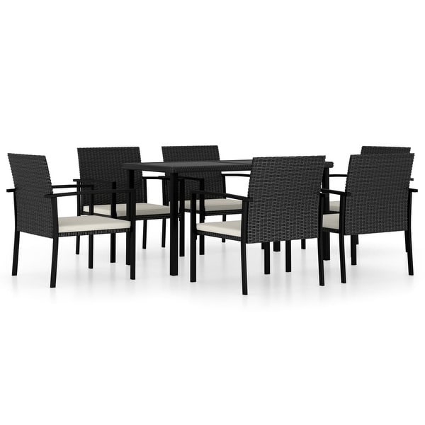 Vidaxl 7 piece outdoor dining set deals