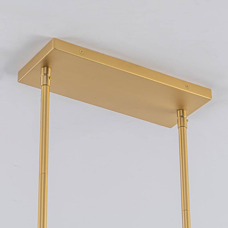 18 - Light Modern Dimmable Bubble Sputnik Linear Globe Chandelier - W68.11"