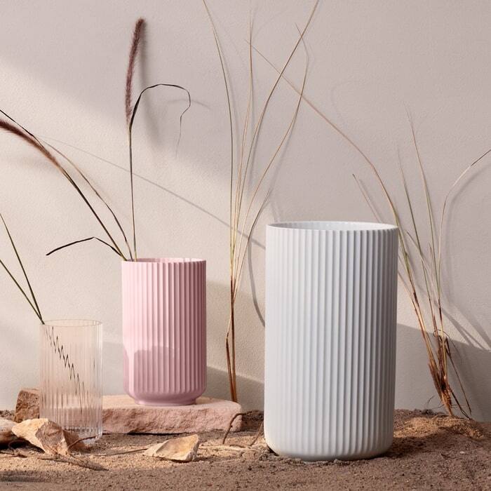 Lyngby Porcelæn Vase, White