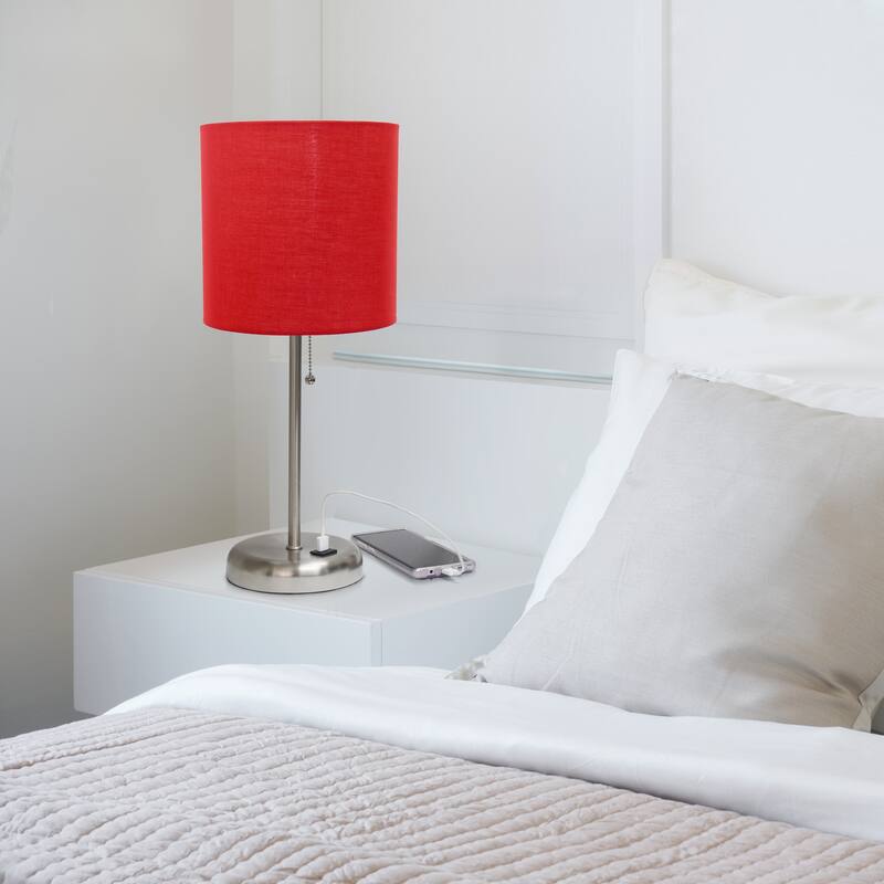 Simple Designs 19.5" Desk Lamp with Feit LED Bulb Included - 19.50