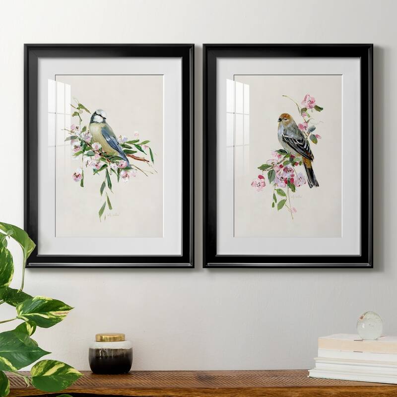 Spring Song Blue Bird Premium Framed Print - Ready to Hang