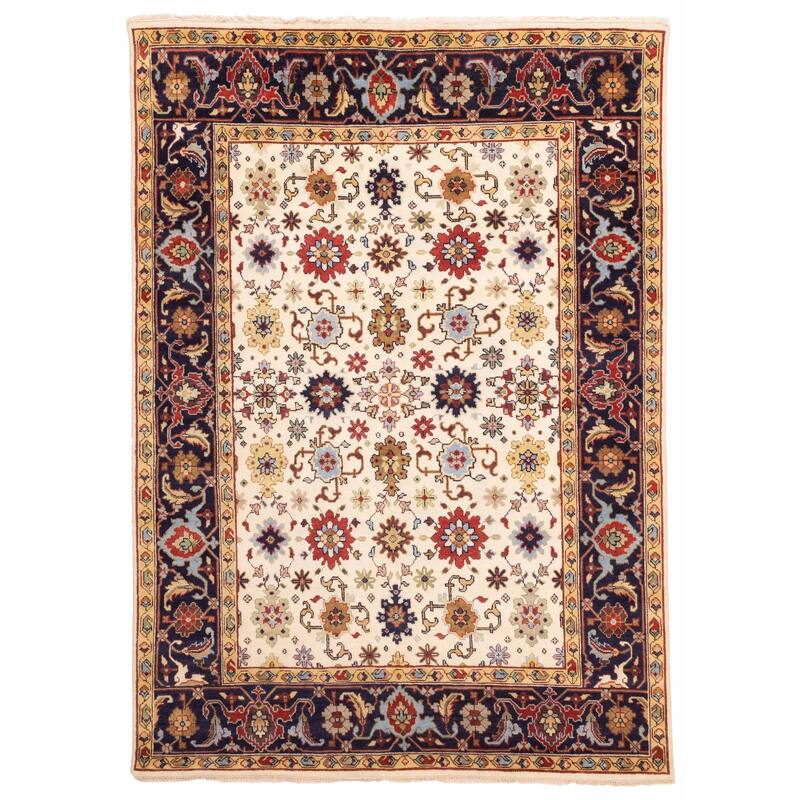 ECARPETGALLERY Hand-knotted Serapi Heritage Cream Wool Rug - 8'9 x 12'1