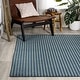 preview thumbnail 34 of 111, JONATHAN Y Maribo Minimalist Scandi Striped Navy/ivory Area Rug