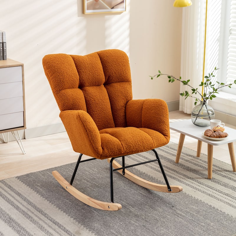 Teddy Fabric Rocking Chair
