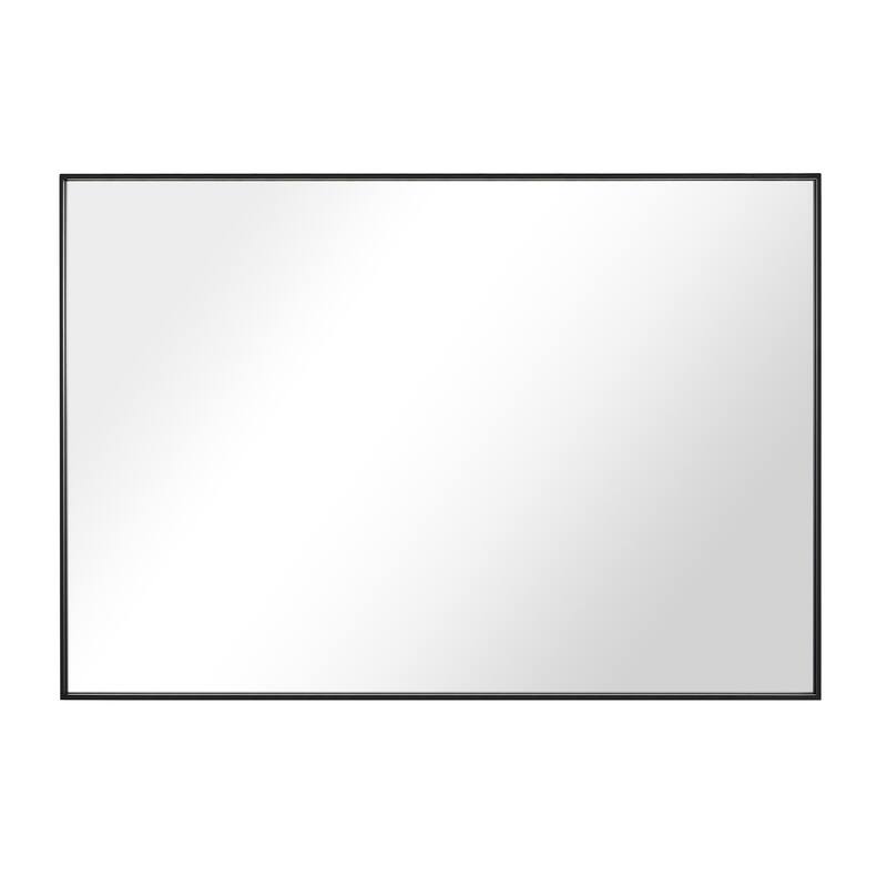 Modern Rectangle Framed Bathroom Vanity Mirror Accent Wall Mirror